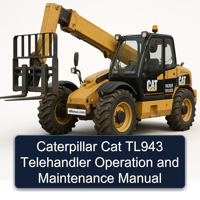 Caterpillar CAT TL943 Telehandler Operation Service Repair Workshop Manual PDF