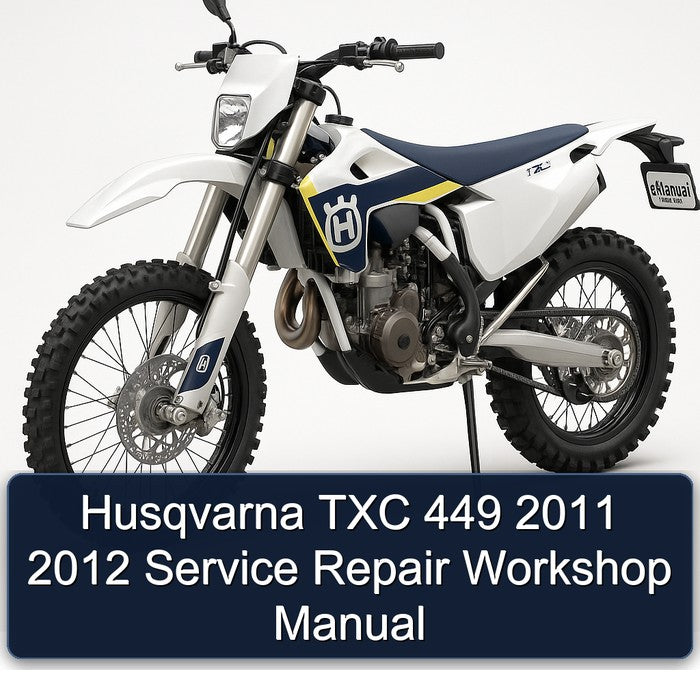 2011-2012 Husqvarna TXC Models 449 Service Repair Workshop Manual PDF