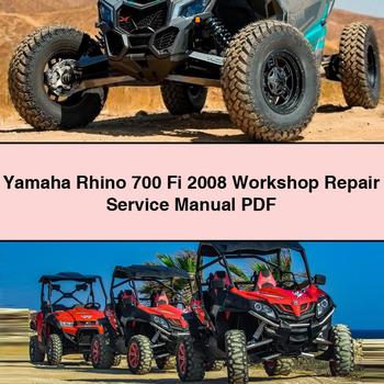 2008 Yamaha Rhino 700 Fi Service Repair Workshop Manual PDF
