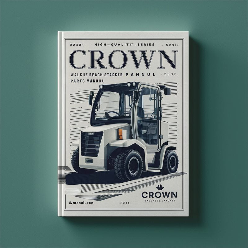 Crown WD2300 Series Walkie Reach Stacker Parts Catalog PDF