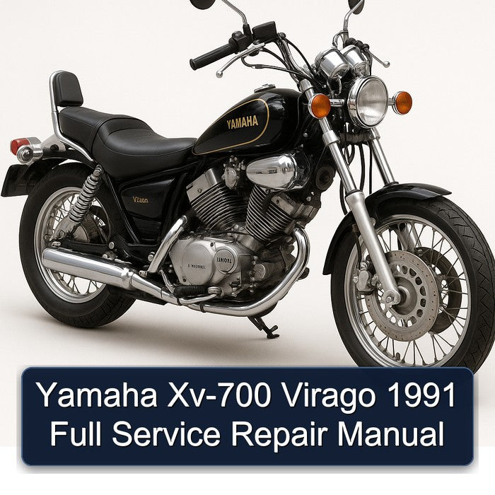 1991 Yamaha Virago XV-700 Service Repair Workshop Manual PDF