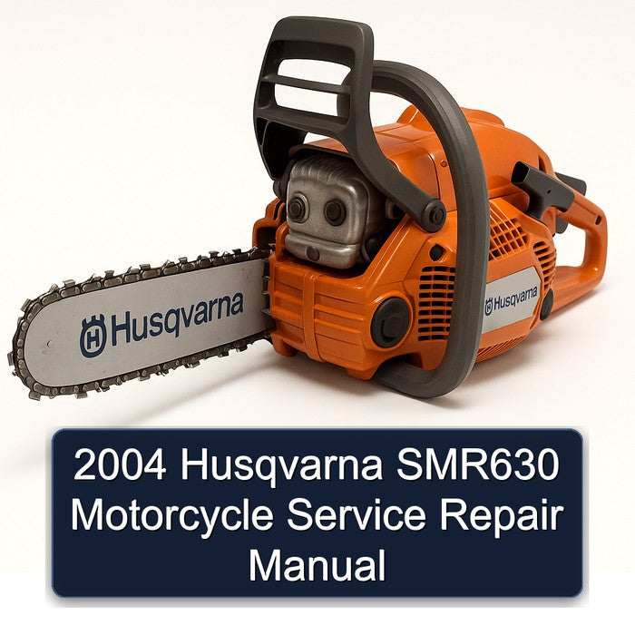 2004 Husqvarna SMR Models SMR630 Motorcycle Service Repair Workshop Manual PDF