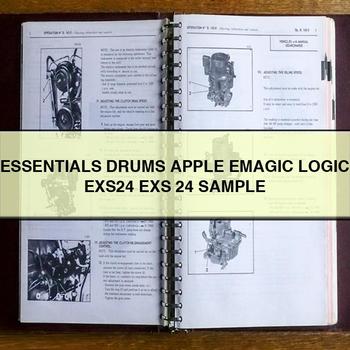 ESSENTIALS DRUMS APPLE EMAGIC LOGIC EXS24 EXS 24 SAMPLE