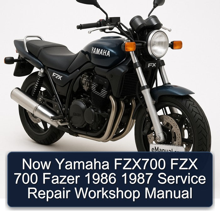 1986-1987 Yamaha Fazer Now FZX700 Fzx 700 Service Repair Workshop Manual
