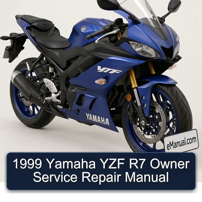 1999 Yamaha YZF Models R7 Owner Service Repair Workshop Manual PDF