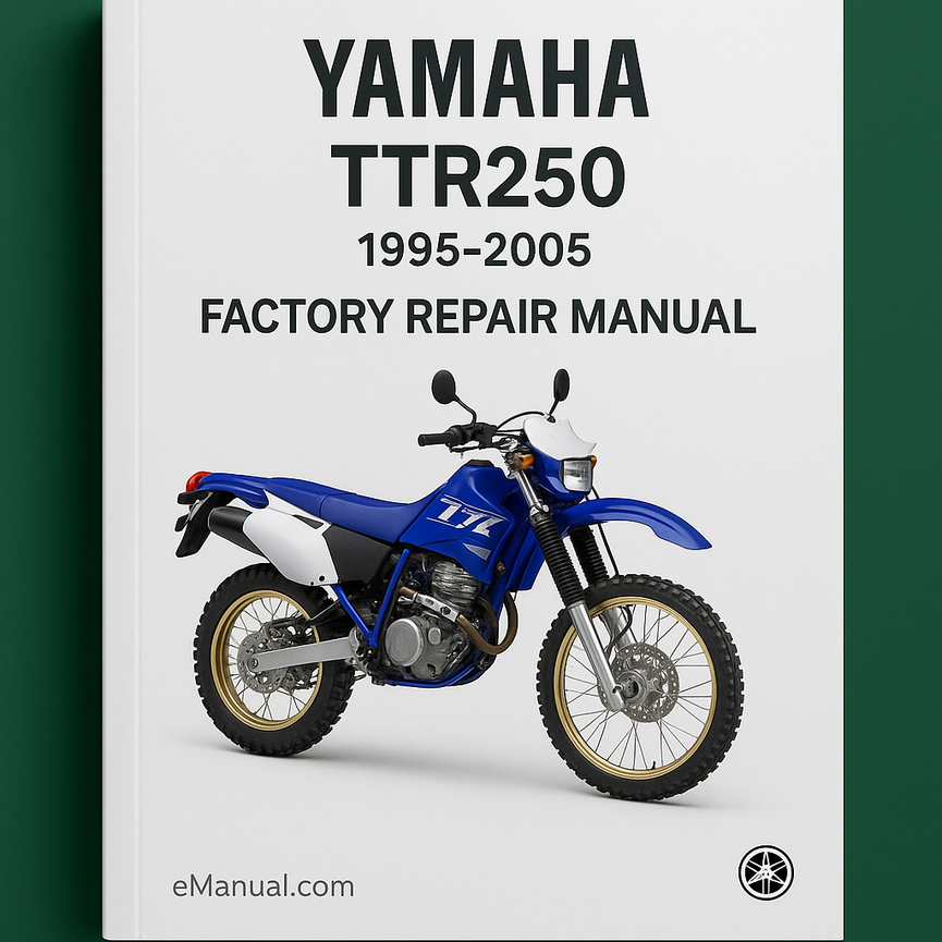 Yamaha TTR250 Factory Repair Manual 1995-2005