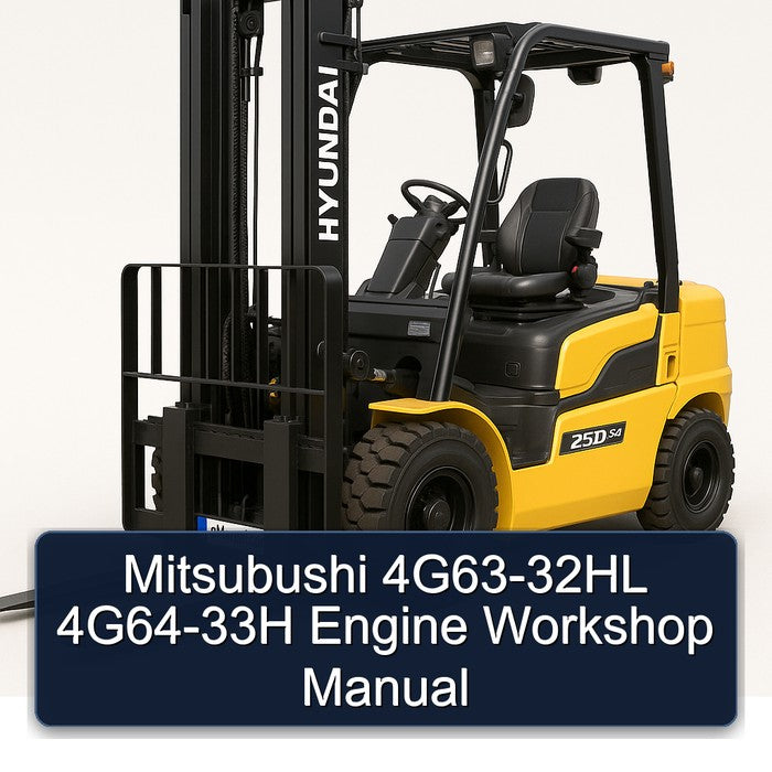 Mitsubushi 4G63-32HL 4G64-33H Engine Service Repair Workshop Manual PDF