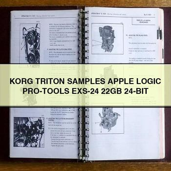 KORG TRITON Samples APPLE LOGIC PRO-TOOLS EXS-24 22GB 24-BIT