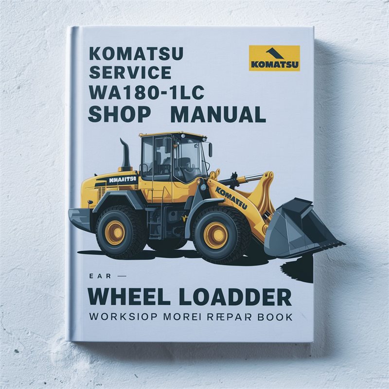 Komatsu WA180-1LC Shop Wheel Loader Book Service Repair Workshop Manual PDF