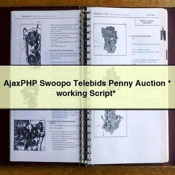 AjaxPHP Swoopo Telebids Penny Auction working Script