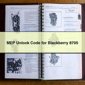 MEP Unlock Code for Blackberry 8705