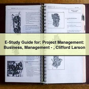 E-STUDY : Project Management: Business Management-clifford Larson Service Repair Workshop Manual PDF