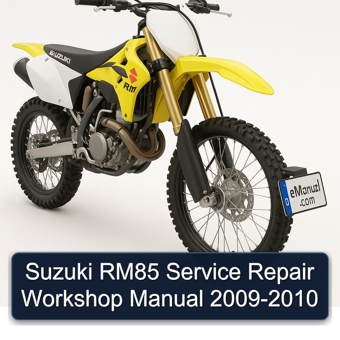 2009-2010 Suzuki RM Series RM85 Service Repair Workshop Manual PDF