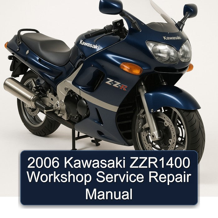 2006 Kawasaki ZZ R Series ZZR1400 Service Repair Workshop Manual PDF
