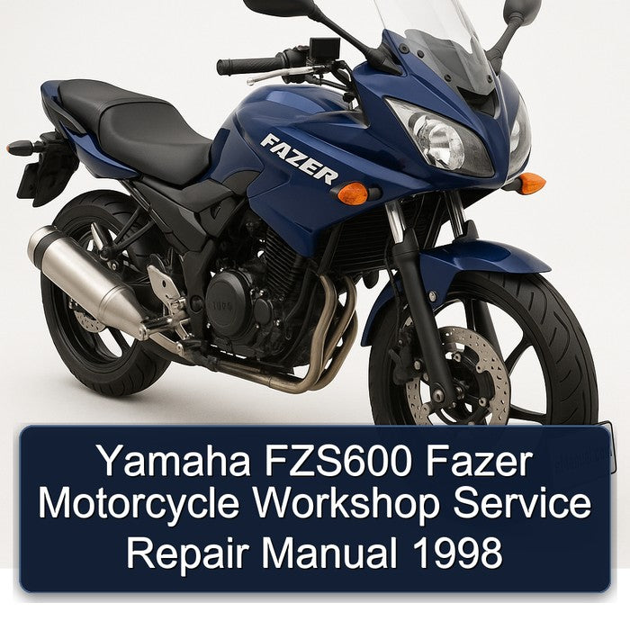 1998 Yamaha Fazer FZS600 Motorcycle Service Repair Workshop Manual