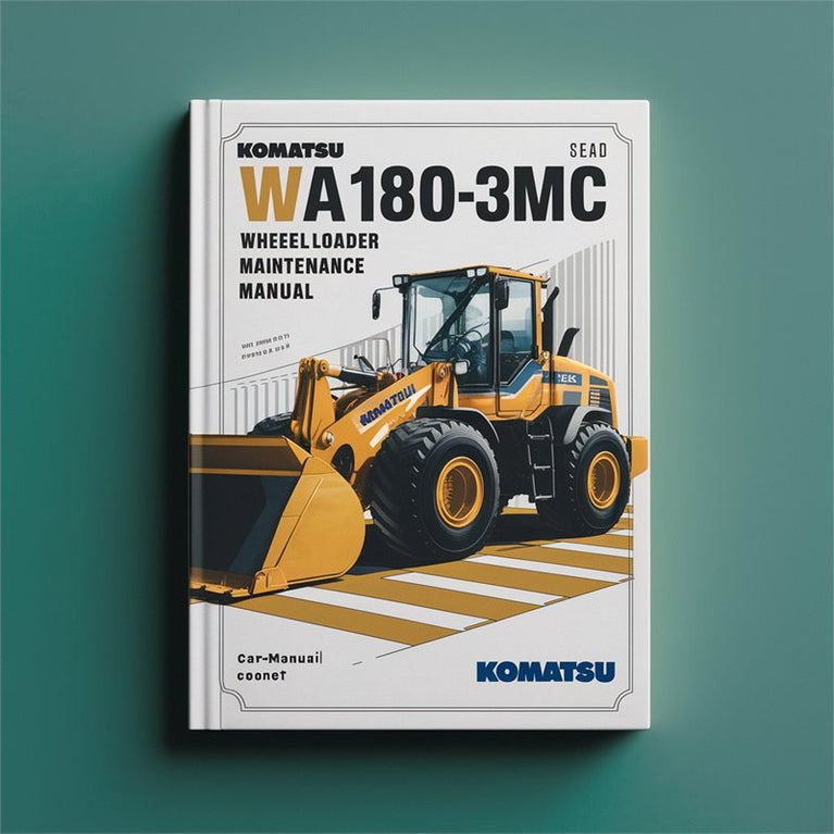 Komatsu WA180-3MC Wheel Loader Operation Maintenance Service Repair Workshop Manual PDF
