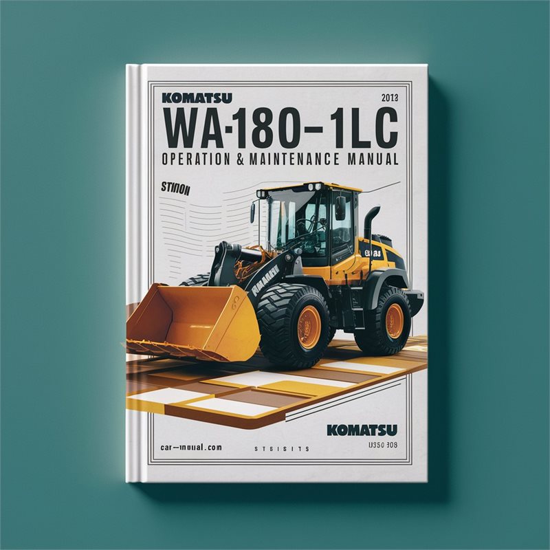 Komatsu WA180-1LC Wheel Loader Operation Maintenance Service Repair Workshop Manual PDF