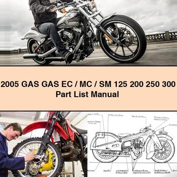 2005 Gas EC Models Ec/mc/sm 125 200 250 300 Parts Catalog PDF