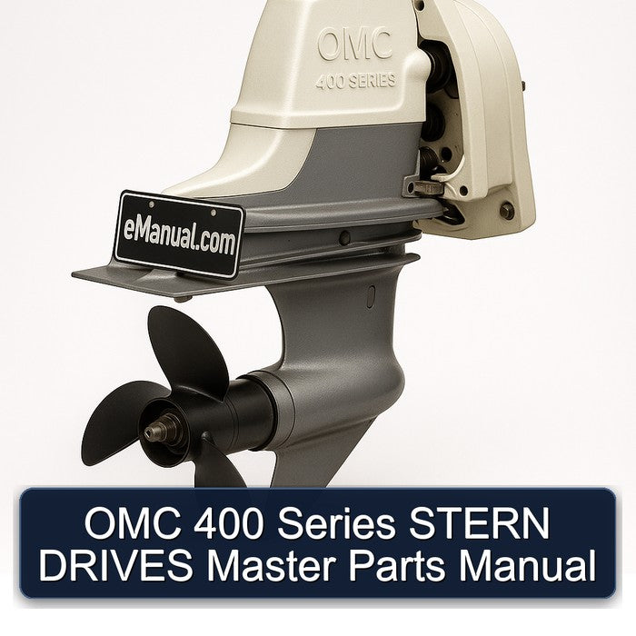 OMC 400 Series Stern Drives Master Parts Catalog