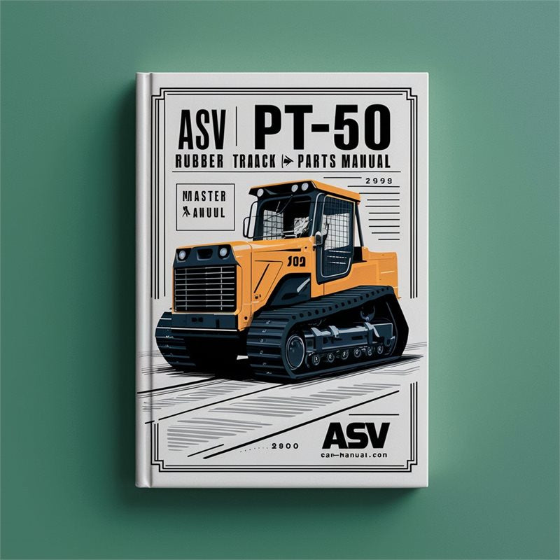 ASV PT-50 Rubber Track Loader Master Parts Catalog PDF