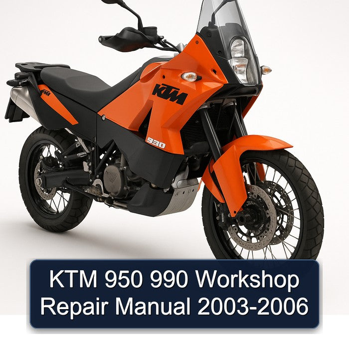 2003-2006 KTM 950 Service Repair Workshop Manual PDF