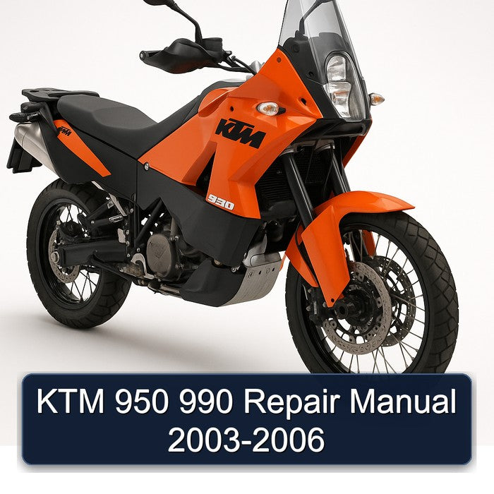 2003-2006 KTM 950 Service Repair Workshop Manual PDF