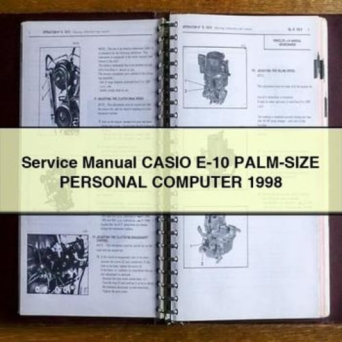 Service Manual CASIO E-10 PALM-SIZE PERSONAL COMPUTER 1998