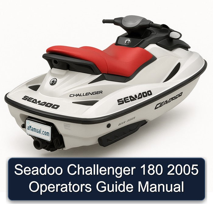 2005 Seadoo Challenger 180 Operators Service Repair Workshop Manual