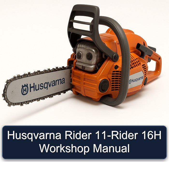 Husqvarna Rider 11-RIDER 16H Service Repair Workshop Manual PDF