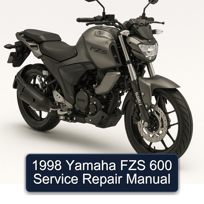 1998 Yamaha FZS Models 600 Service Repair Workshop Manual PDF