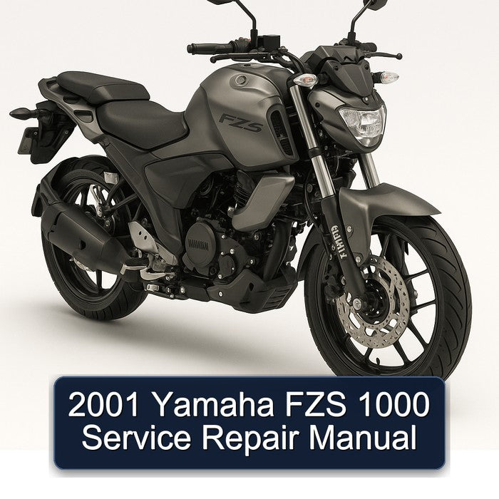 2001 Yamaha FZS Models 1000 Service Repair Workshop Manual PDF