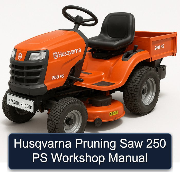 Husqvarna Pruning Saw 250 PS Service Repair Workshop Manual PDF