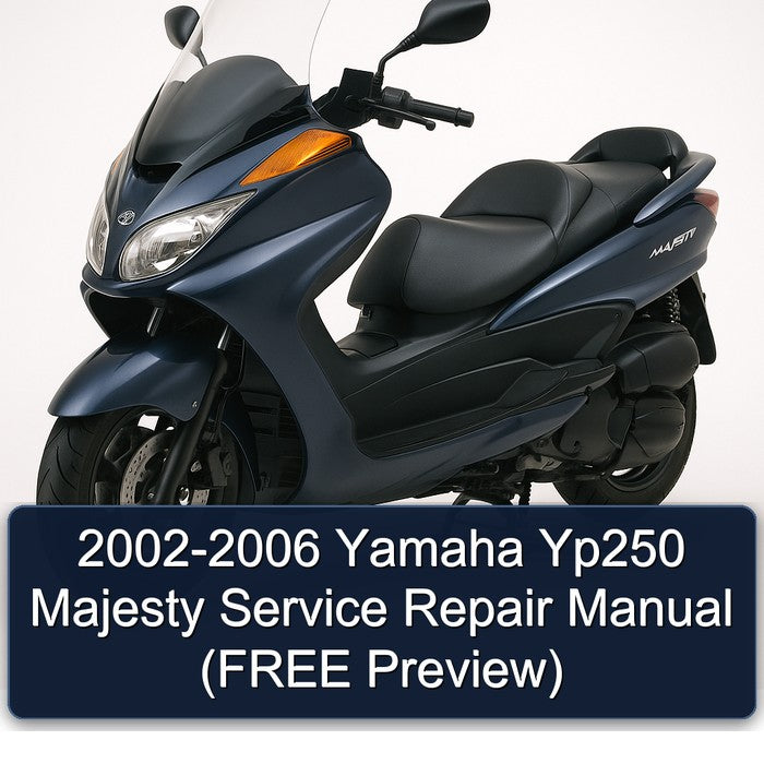 2002-2006 Yamaha Majesty YP250 (free Preview) Service Repair Workshop Manual PDF