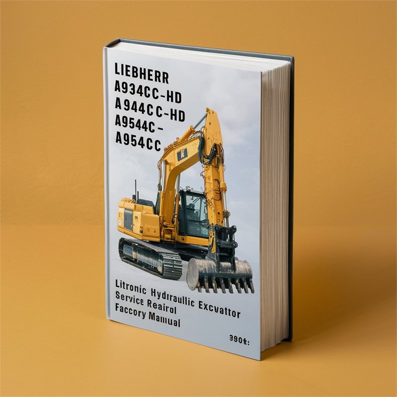 Liebherr A934C A944C-HD A954C-HD Litronic Hydraulic Excavator Service Repair Workshop Manual PDF