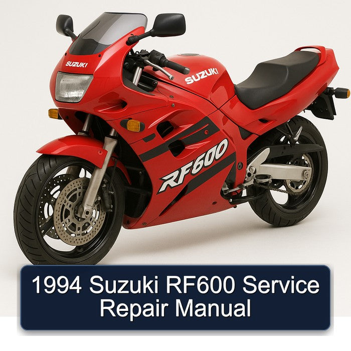 1994 Suzuki RF600 Service Repair Workshop Manual PDF