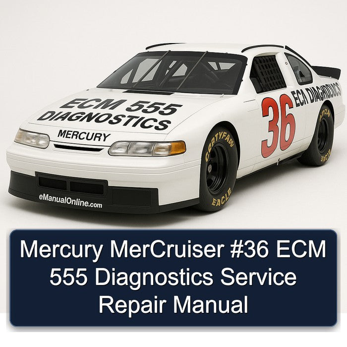Mercury Mercruiser 36 ECM 555 Diagnostics Service Repair Workshop Manual PDF