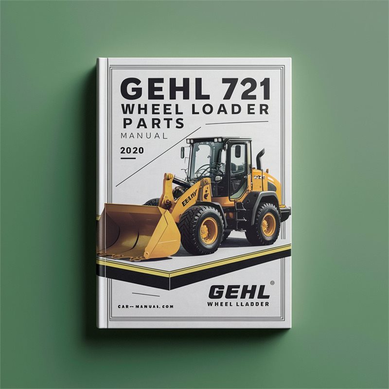 Gehl 721 Wheel Loader Parts Catalog PDF