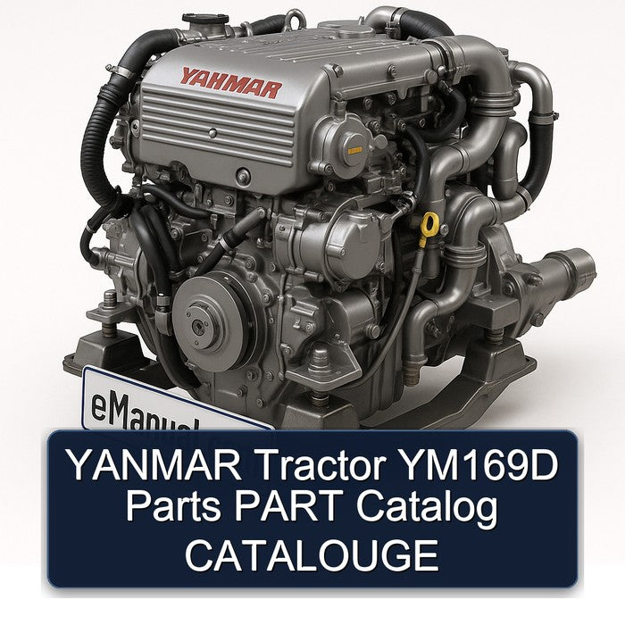 Yanmar Tractor YM169D Parts Catalouge Catalog PDF