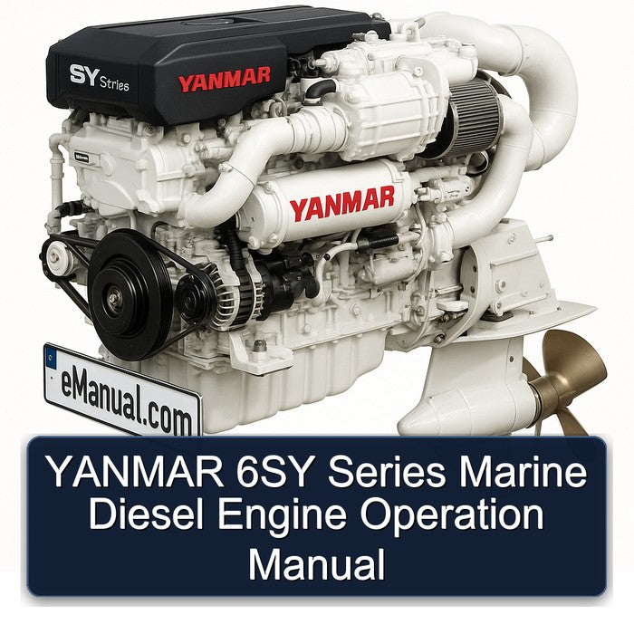 Yanmar 6SY Series Marine Diesel Engine Operation Service Repair Workshop Manual PDF