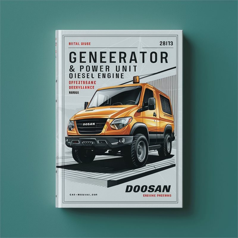 Doosan Generator Power Unit Diesel Engine P158LE P180LE P222LE PU158TI PU180TI PU222TI Operation Service Repair Workshop Manual PDF