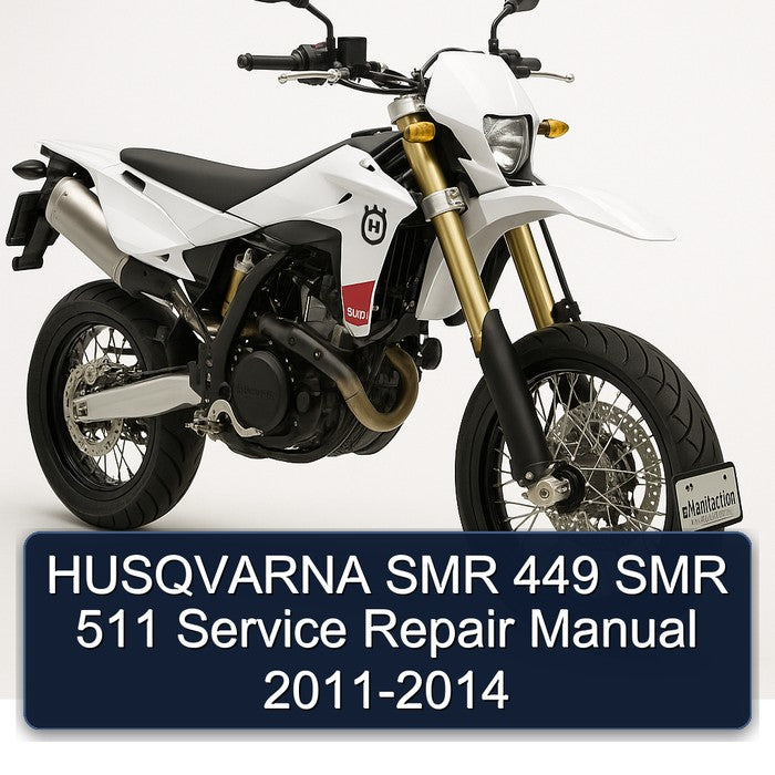 2011-2014 Husqvarna SMR Models 449 511 Service Repair Workshop Manual PDF