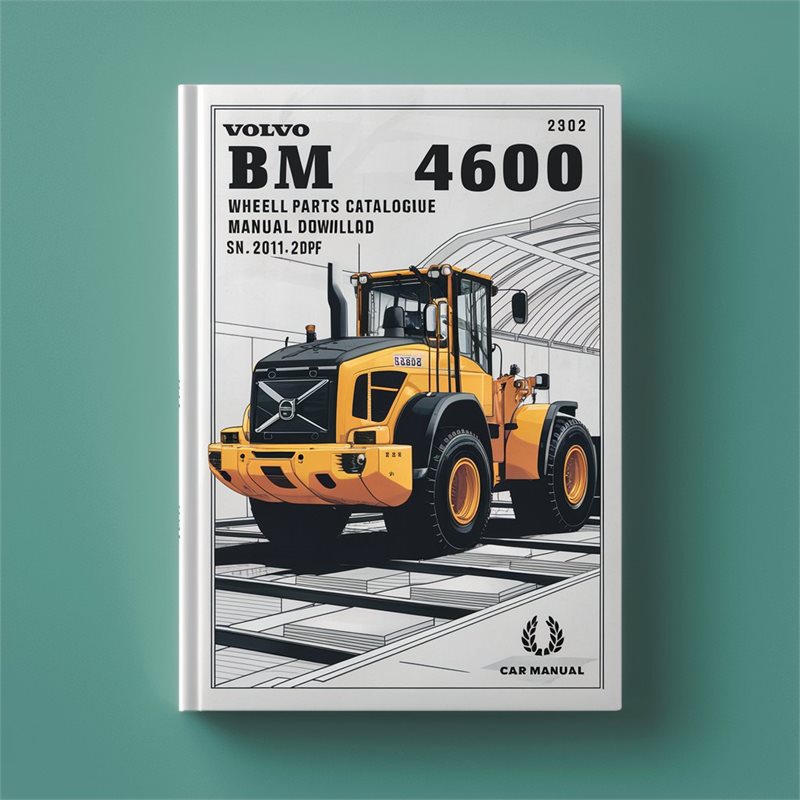 2001 Chevrolet Parts Catalogue Volvo BM 4600 Wheel Loader Sn: -2549 Catalog PDF
