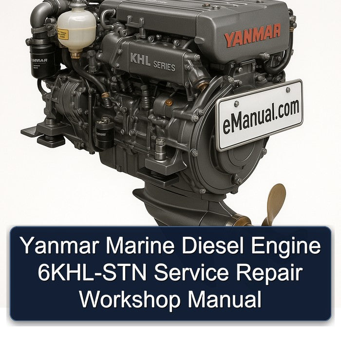 Yanmar Marine Diesel Engine 6KHL-STN Service Repair Workshop Manual PDF