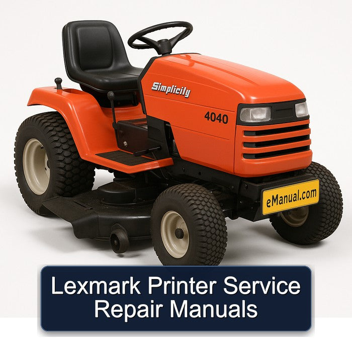 Lexmark Printer Service Repair Workshop Manual PDF