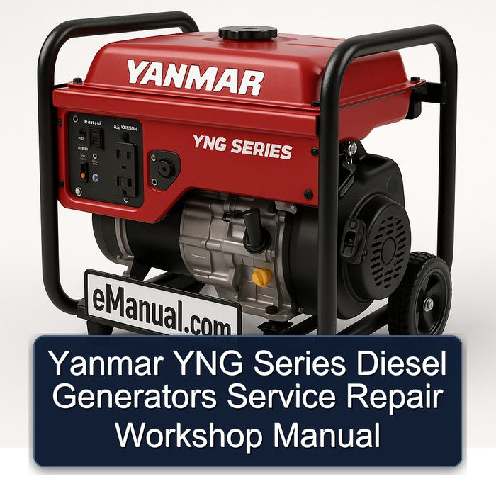 Yanmar YNG Series Diesel Generators Service Repair Workshop Manual PDF