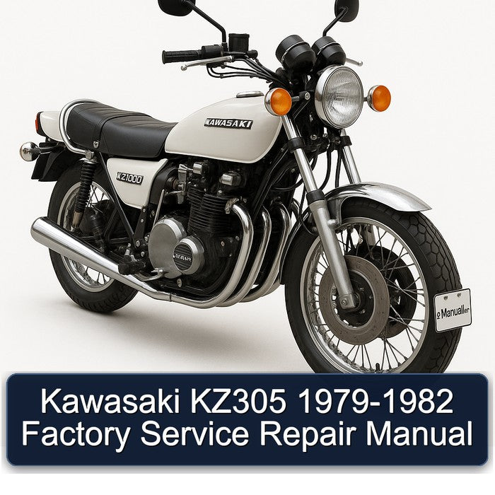1979-1982 Kawasaki KZ Series KZ305 Service Repair Workshop Manual PDF