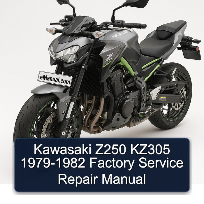 1979-1982 Kawasaki Z Series Z250 KZ305 Service Repair Workshop Manual PDF
