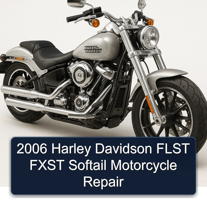 2006 Harley Davidson Softail Flst Fxst Motorcycle Service Repair Workshop Manual PDF