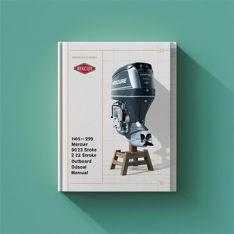 1965-1989 Mercury 90-300HP 2 Stroke Outboard Service Repair Workshop Manual PDF