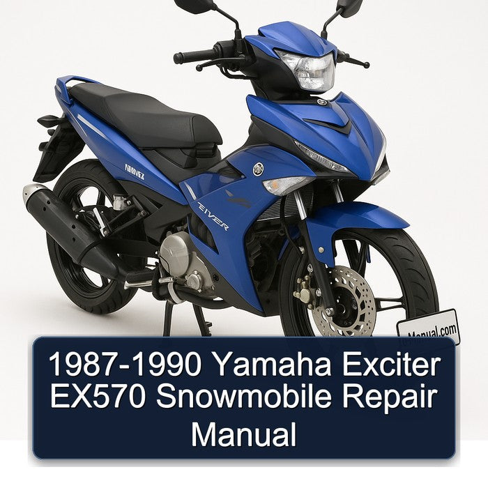 1987-1990 Yamaha Exciter EX570 Snowmobile Service Repair Workshop Manual PDF